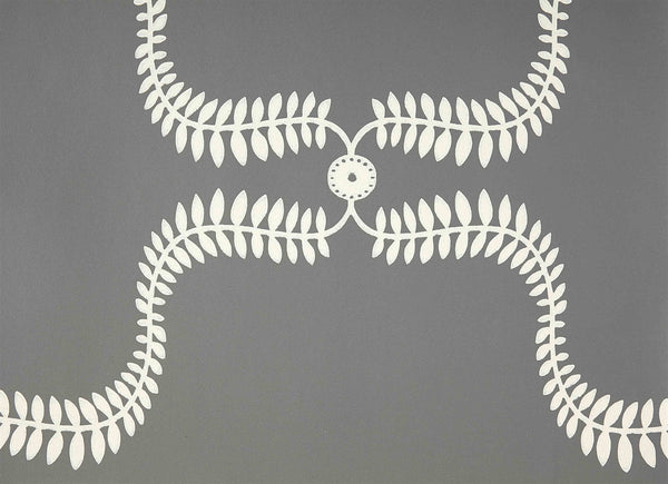 Up the Garden Path - Wall Covering - Charcoal