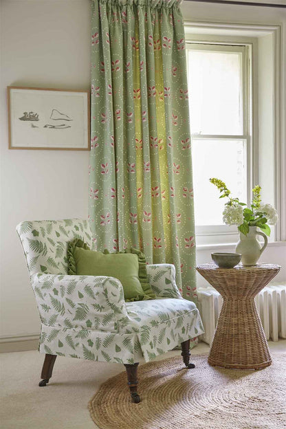 Plain Linen Union - Kale - square