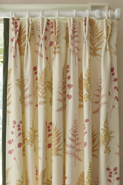 Fine Foliage - Day Lily, Ochre, Soft Raspberry, Soft Peach
