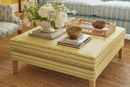 Dotty Check - Soft Ochre, Ochre, Smoke