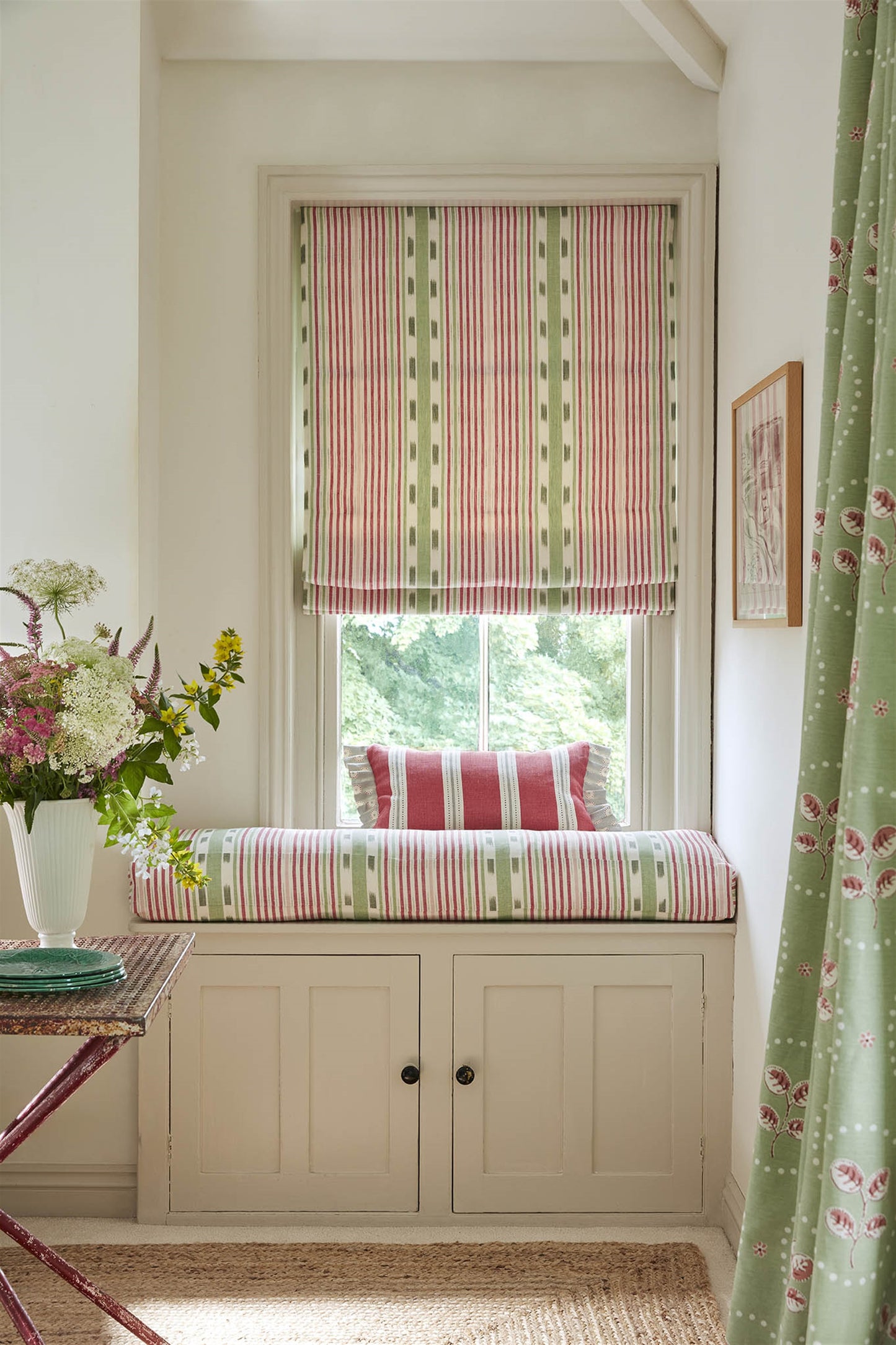 Lapland Stripe - Moss, Lichen, Damson, Lily Pink