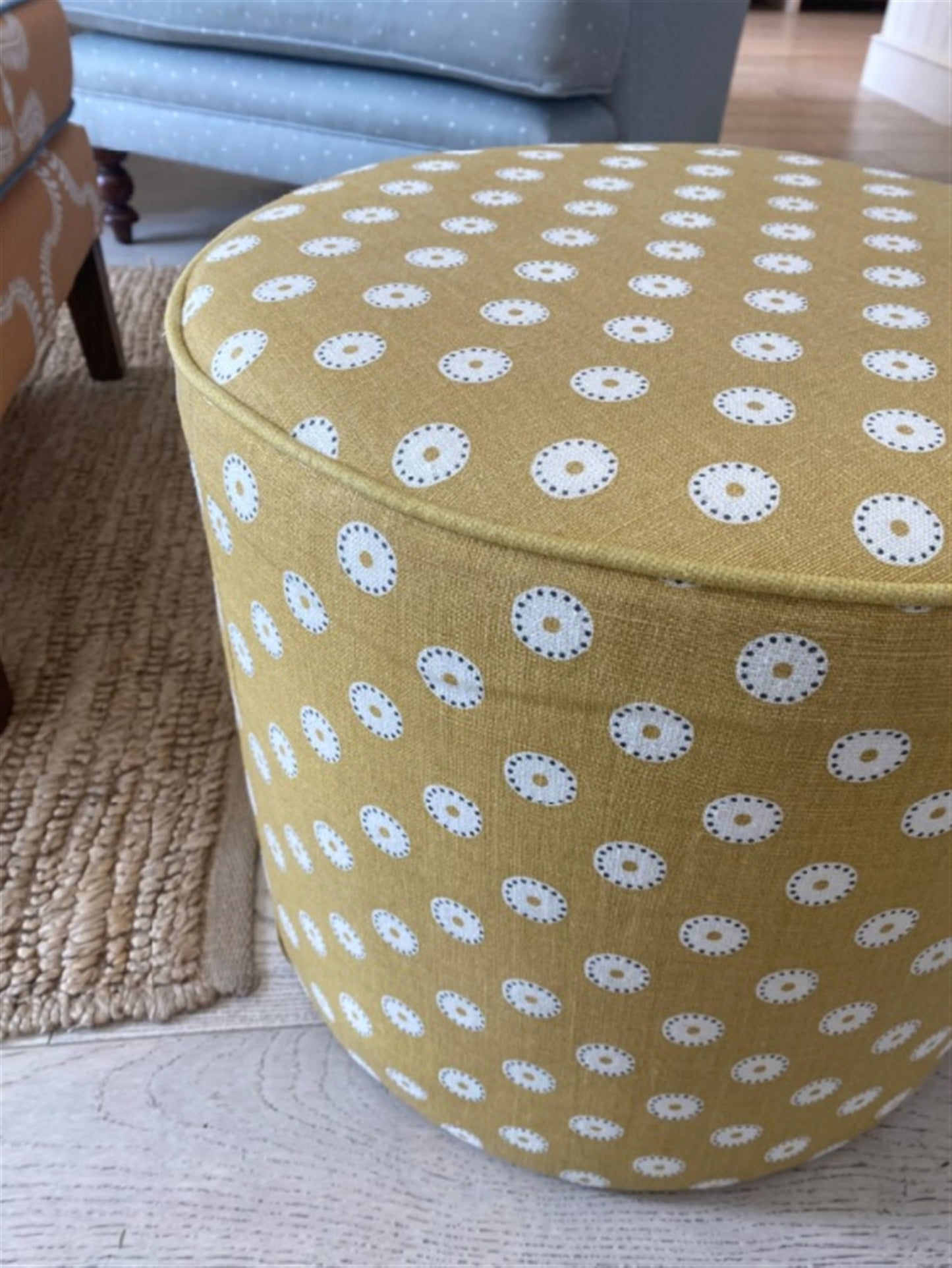 Small Circular Pouffe - Pretty Maids - Was £714, NOW £428